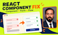 fix a small react component or API display bug