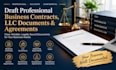 draft professional business contracts, llc documents and agreements