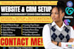 design carrd co godaddy website carrd  landing page with zoho CRM beehiiv setup