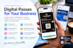 create apple wallet google wallet loyalty cards passkit qr code