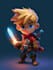 draw 2d game character or 2d character design