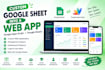 build custom web apps with google apps script and sheets