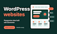 design and build a responsive wordpress website with elementor