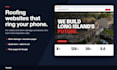design a roofing website, roofer website or roofing contractor landing page