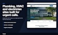 build a plumbing website, hvac website or electrician website
