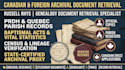 retrieve official baptismal records prdh archives and citizenship documents