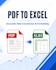 convert pdf to excel data