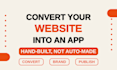 convert your website into an android app