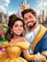 create a disney cartoon illustration