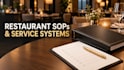 create restaurant sops and service systems