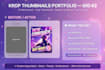 design 3 aesthetic bts  kpop youtube thumbnail