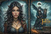 create an epic fantasy book cover