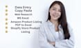 be your virtual assistant for data entry and copy paste work and web research