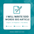 write engaging articles and website content