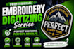 digitize embroidery logo designs in wilcom dst pes jef exp files