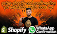 setup shopify cod confirmation via whatsapp meta cloud api