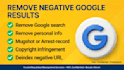 remove bad google results deindex negative links delete news, articles,mugshots