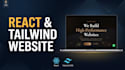 build a responsive react website with tailwind css