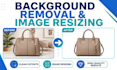 remove background and resize images professionally