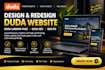 design, redesign duda website, duda landing page, duda SEO and bug fix