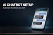 set up an ai faq chatbot and no code business automation