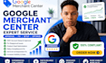 setup  google merchant center, fix misrepresentation, suspension and shopping