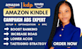 manage and optimize amazon KDP ads PPC campaign