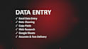 do data entry, data cleaning, excel formatting, web research