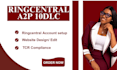 do ringcentral tcr approval gohighlevel a2p 10dlc registration