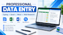 do professional data entry