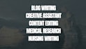 be your content writer and editor