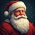 create a cute and creative santa claus character