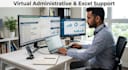 do administrative, clean excel, data analysis