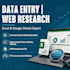 do data entry web research and extract contact details into excel