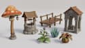 create low poly 3d game assets, props, environment models, unity unreal blender