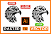 do vector tracing, image to vector, and logo vectorization