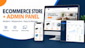 build a custom ecommerce website with admin panel