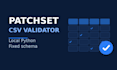 build a local python CSV validator for your fixed schema