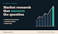 do market research, competitor and industry analysis reports