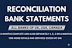 convert bank statement into financial statement