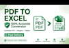 convert PDF to excel accurately with ocr and formatting