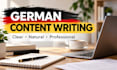 write high quality german texts