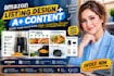design amazon listing images and a plus content