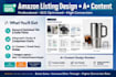 design amazon listing images and a plus content
