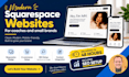design a modern squarespace website for life coaches and executive coaches