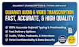 do fast gujarati audio video transcription