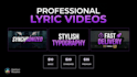 create a custom lyric video for your song