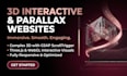 do 3d interactive scroll animation parallax website gsap webgl threejs website