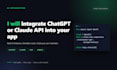 integrate chatgpt or claude api into your app with python