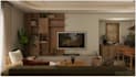 do interior decor plan with 3d model, 4k render and moodboard with shopping